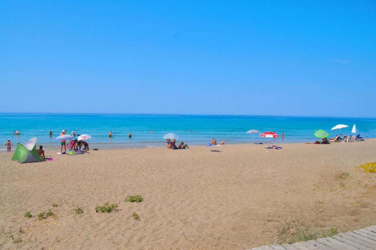 Beach House Yannis 3 In Agios Gordios Beach On Corfu מראה חיצוני תמונה